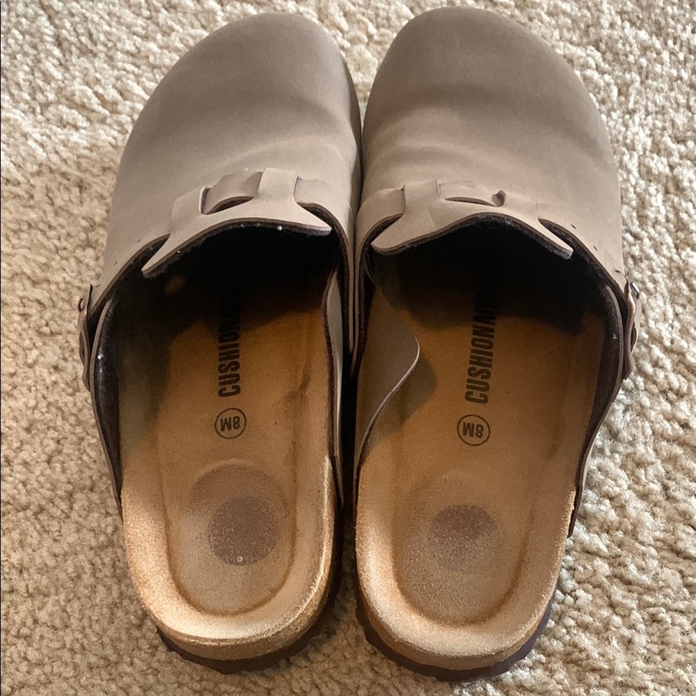 Brown Slip-On Clogs